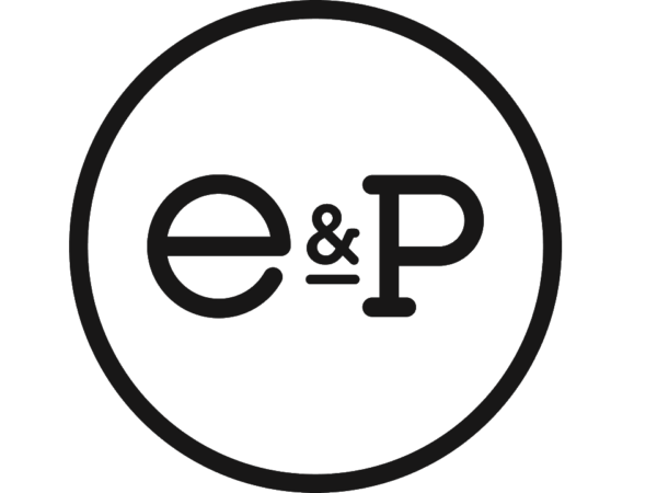 Everyman and Playouhse logo (e&p in a circle)