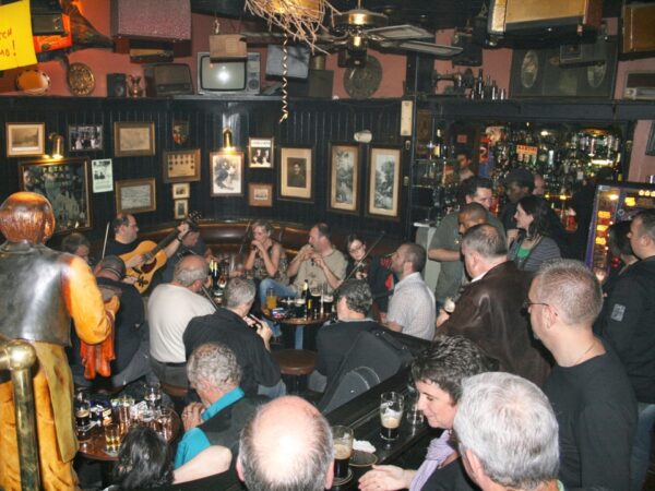 Trad session at Peter Kavanagh's