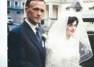 The author's parents on their wedding day, London 1960.