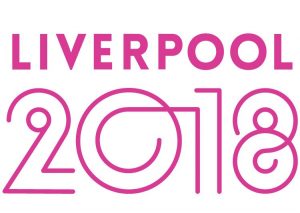 Liverpool 2018 logo denotes activities that sit beneath the Liverpool City Council's 2018 cultural programme.