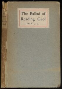 Cover ot The Ballad of Reading Gaol manuscript